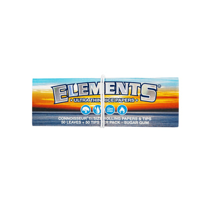 Elements Ultra Thin Rice Papers and Tips - 1 1/4 - Papers + Tips - Rolling Papers - Elements - Cali Tobacconist