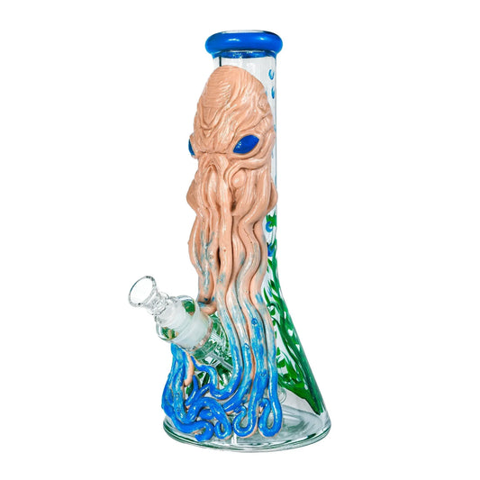 Handcrafted Cthulhu Glassware - Glass Cthulhu HD199 Glassware - Cali Distributions - Glassware Glass WP - HD199 - Water Pipe - Glass WP - Cali Accessories