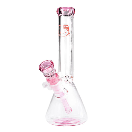 Hello Kitty Glassware - Hello Kitty Glass WP88 Glassware - Cali Distributions - Glassware Glass WP - WP88 PINK - Water Pipe - Glass WP - Cali Accessories