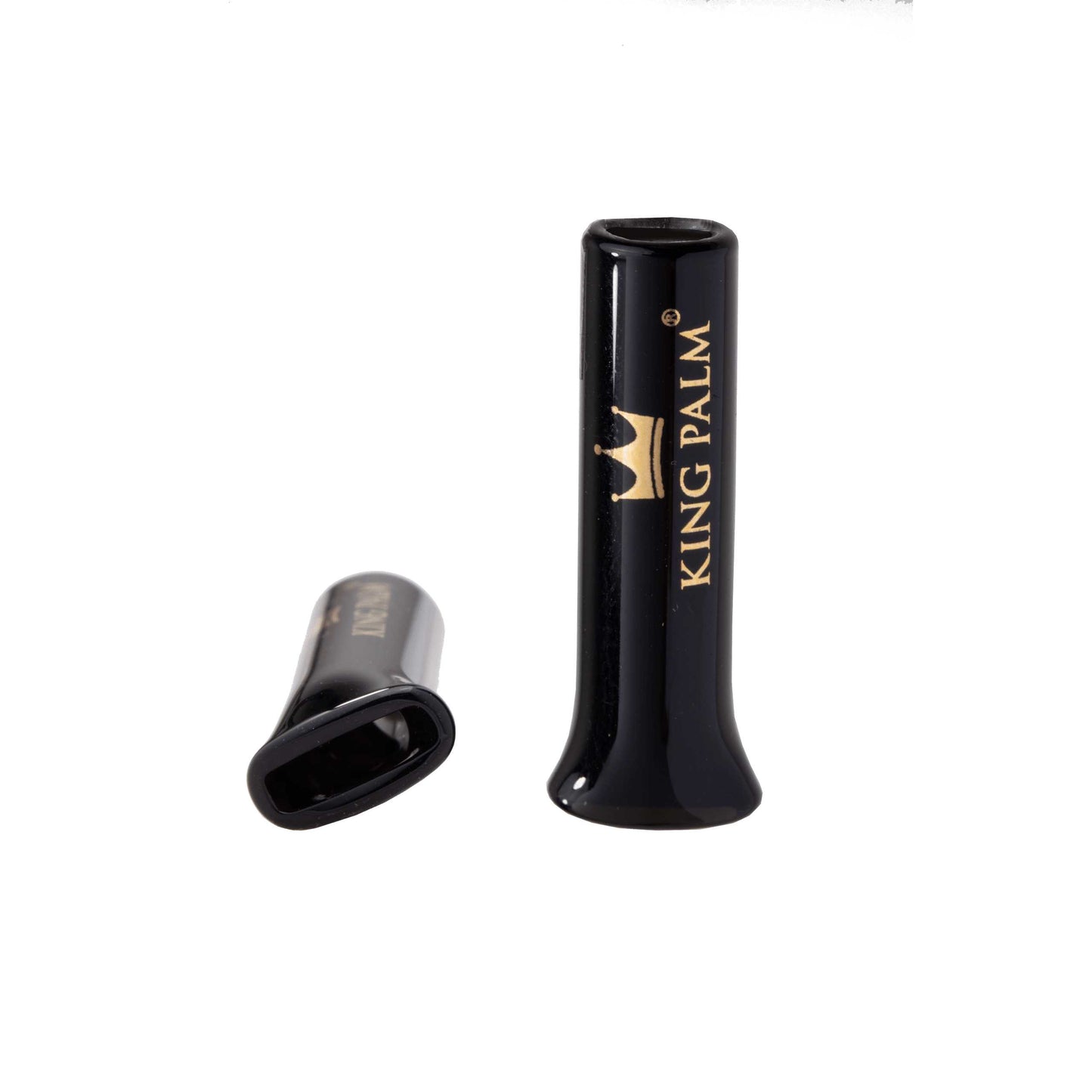 King Palm Glass Filter Tips - Black - - Glass Filter Tips - King Palm - Cali Tobacconist