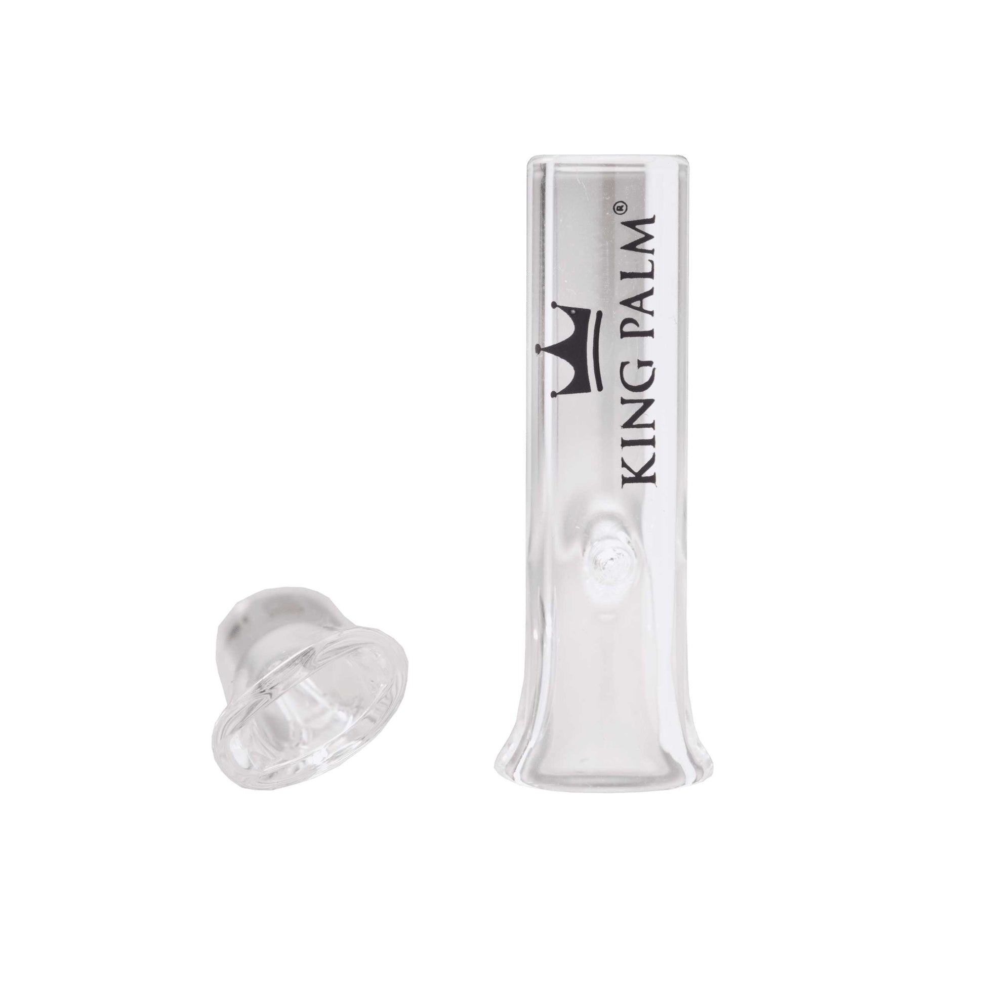 King Palm Glass Filter Tips - Clear - - Glass Filter Tips - King Palm - Cali Tobacconist
