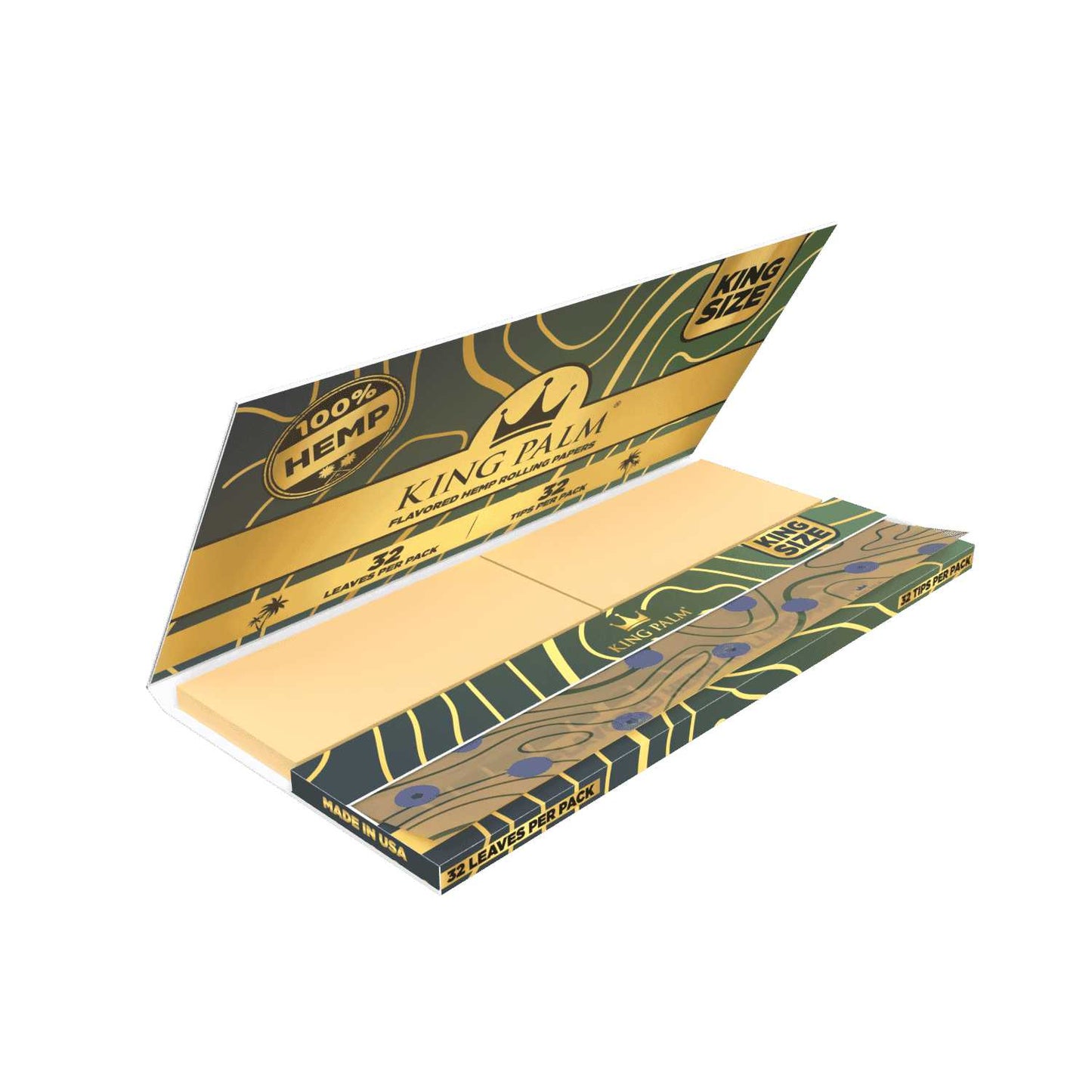 King Palm Hemp Rolling Paper - Natural - - Rolling Papers - King Palm - Cali Tobacconist