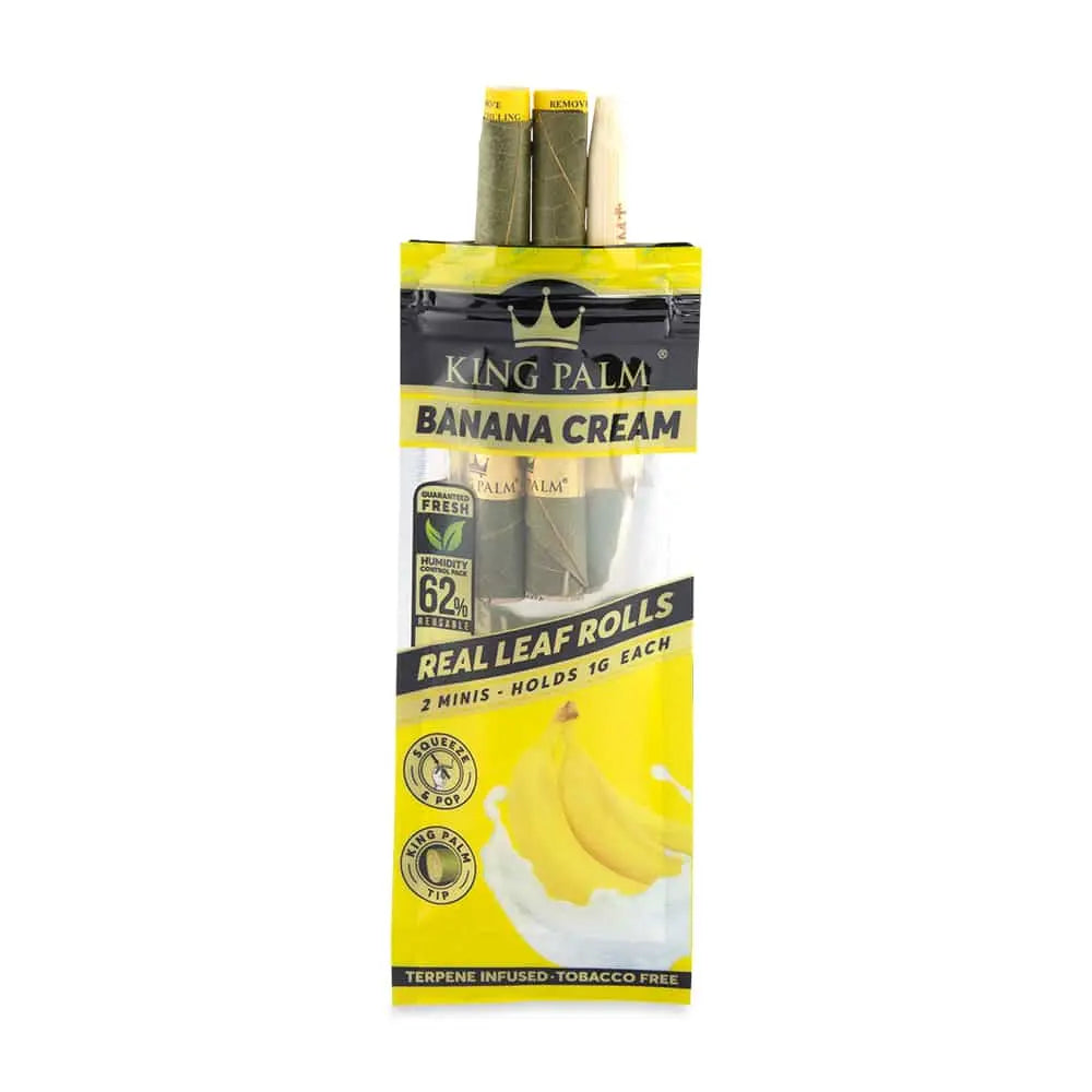 King Palm Minis - Flavoured Pre-rolls - Banana Cream - - Pre-rolls - King Palm - Cali Tobacconist