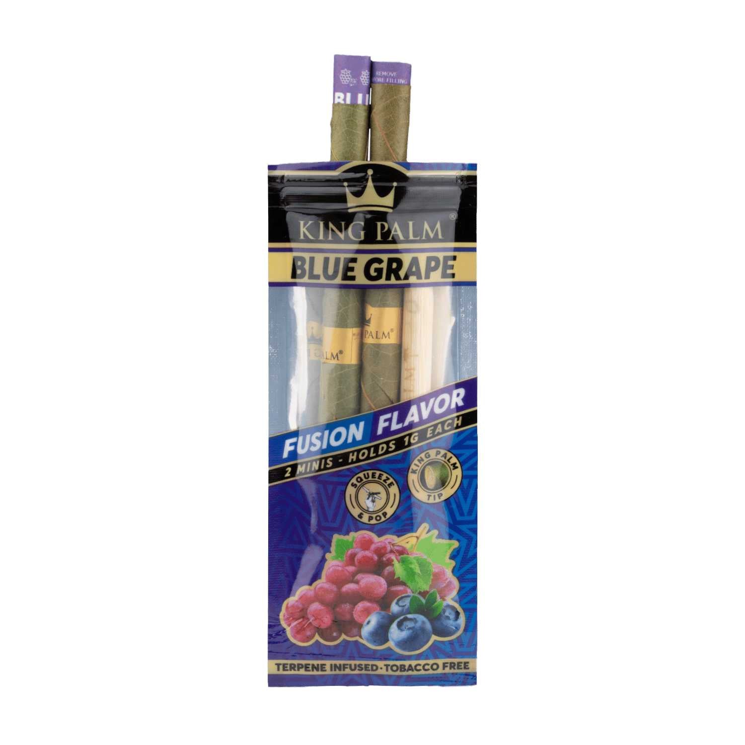 King Palm Minis - Flavoured Pre-rolls - Blue Grape - - Pre-rolls - King Palm - Cali Tobacconist