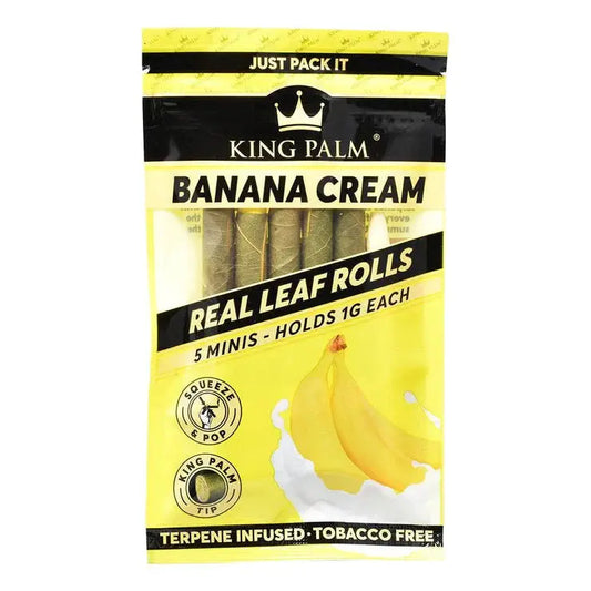King Palm Minis (5 Pack) - Banana Cream - - Pre-rolls - King Palm - Cali Tobacconist