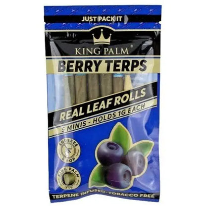 King Palm Minis (5 Pack) - Berry Terps - - Pre-rolls - King Palm - Cali Tobacconist