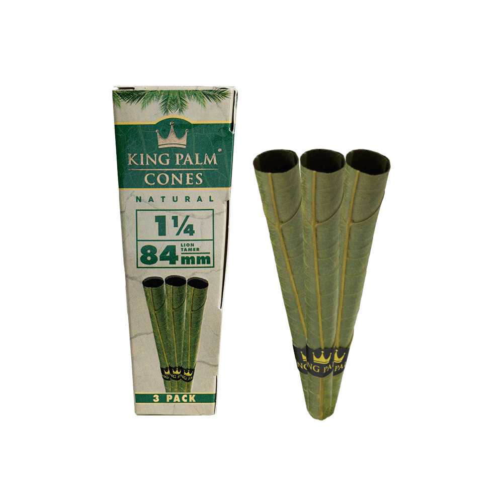King Palm Natural Cones - 1 1/4 - - Pre-rolls - King Palm - Cali Tobacconist