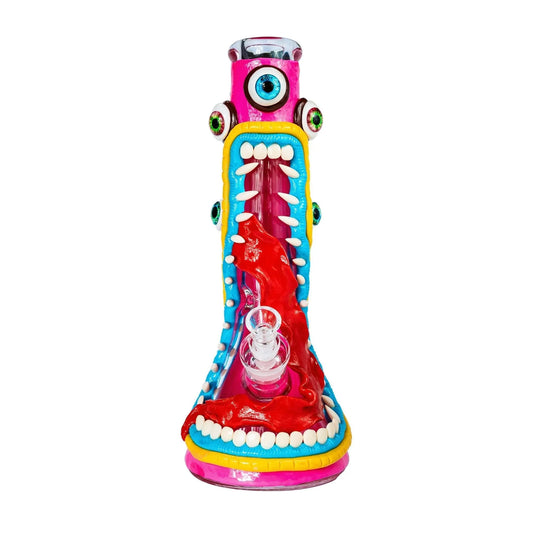 Monster Mouth HD284 Glassware - Monster Mouth HD284 Glassware - Cali Distributions - Glassware Glass WP - HD284 - Water Pipe - Glass WP - Cali Accessories