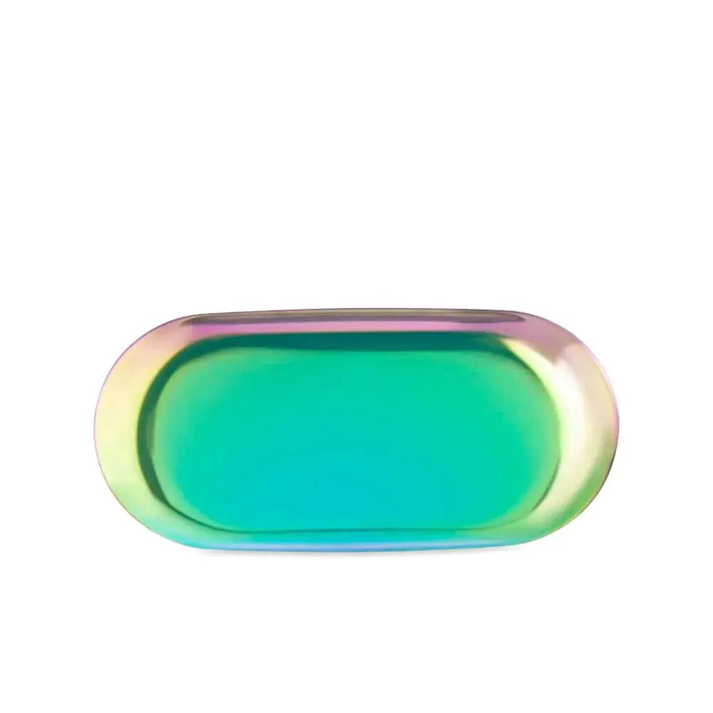 Ooze Aura Rainbow Rolling Tray - Small (18 x 8.5 cms) - - Rolling Tray - Ooze - Cali Tobacconist