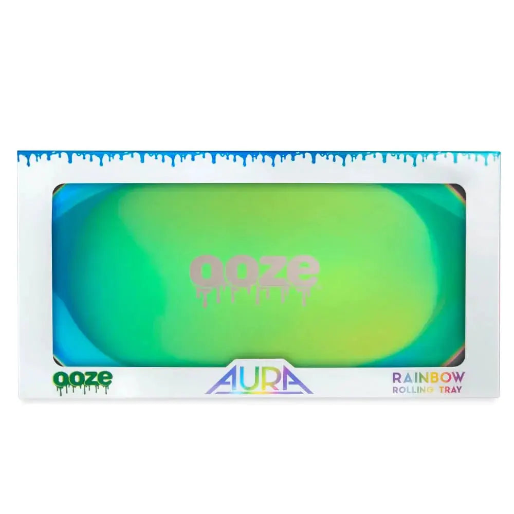 Ooze Aura Rainbow Rolling Tray - Large (28 x 15 cms) - - Rolling Tray - Ooze - Cali Tobacconist