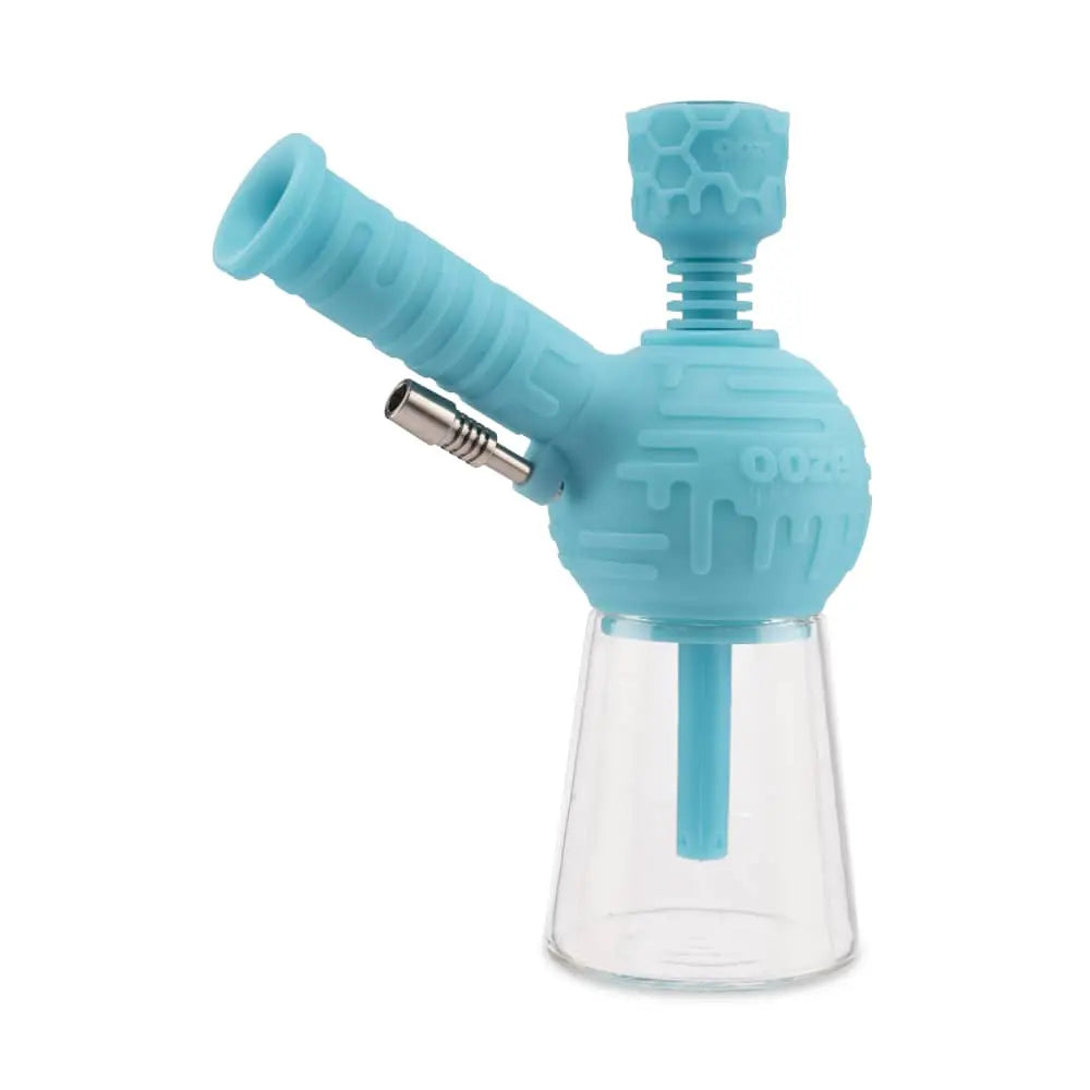 Ooze Blaster Silicone Glass 4-in-1 Hybrid Water Pipe and Dab Straw - Water Pipe - Ooze - Cali Tobacconist