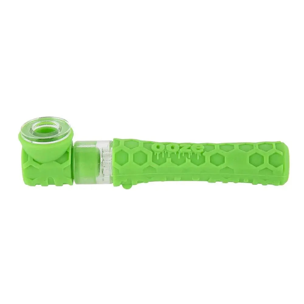 Ooze Piper - Hand Pipe - Slime Green - - Glass Pipe - Ooze - Cali Tobacconist