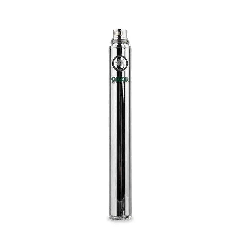 Ooze Twist Battery - Variable Temp 510 Battery - 900 mAh - Silver - - Ooze - Cali Tobacconist