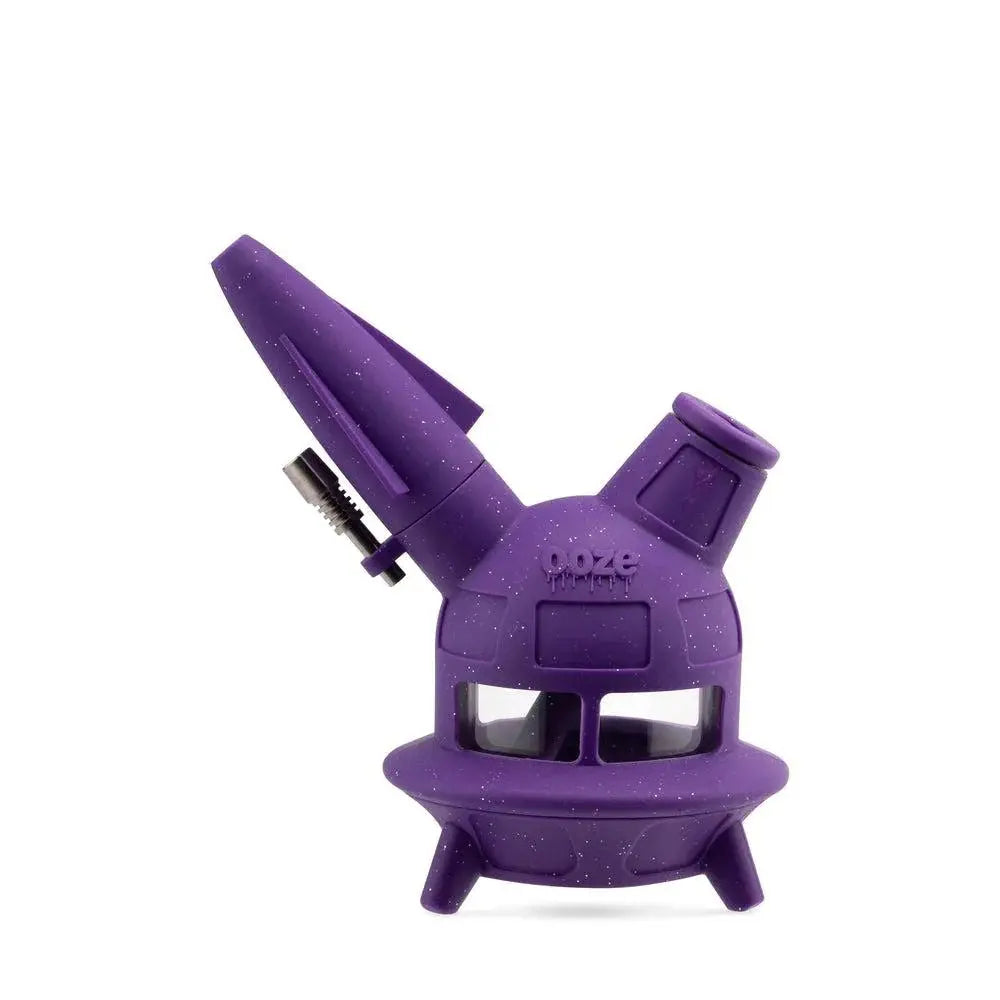 Ooze UFO Silicone Water Pipe - Shimmer Purple - - Water Pipe - Ooze - Cali Tobacconist