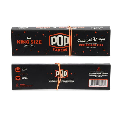 POP Rolling Papers with Pre Rolled Tips - Banana Cream - - Pre-rolls - POP - Cali Tobacconist