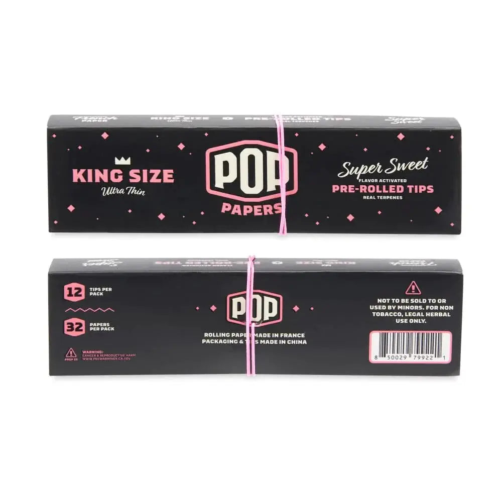 POP Rolling Papers with Pre Rolled Tips - Banana Cream - - Pre-rolls - POP - Cali Tobacconist