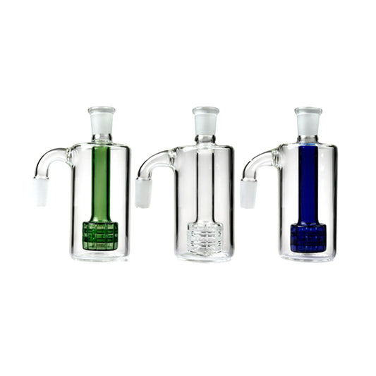 Percolator - Hand Blown Glassware Accessory - Glass Perc CP AC39 - Cali Distributions - Glassware Glass WP - Blue - - Water Pipe - Glass WP - Cali Accessories
