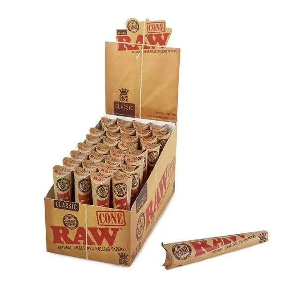 RAW Pre-rolled papers - King (3 Pack) - - Pre-rolls - RAW - Cali Tobacconist