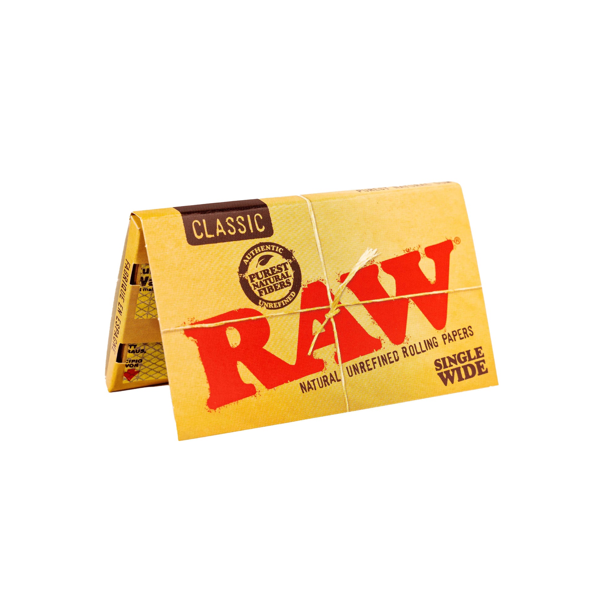 RAW Rolling Papers - Single Wide - Papers - Classic- Rolling Papers - RAW - Cali Tobacconist