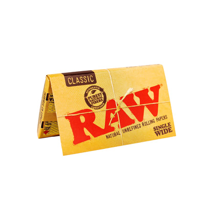 RAW Rolling Papers - Single Wide - Papers - Classic- Rolling Papers - RAW - Cali Tobacconist