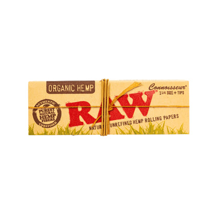 RAW Rolling Papers - 1 1/4 - Papers + Tips - Organic- Rolling Papers - RAW - Cali Tobacconist