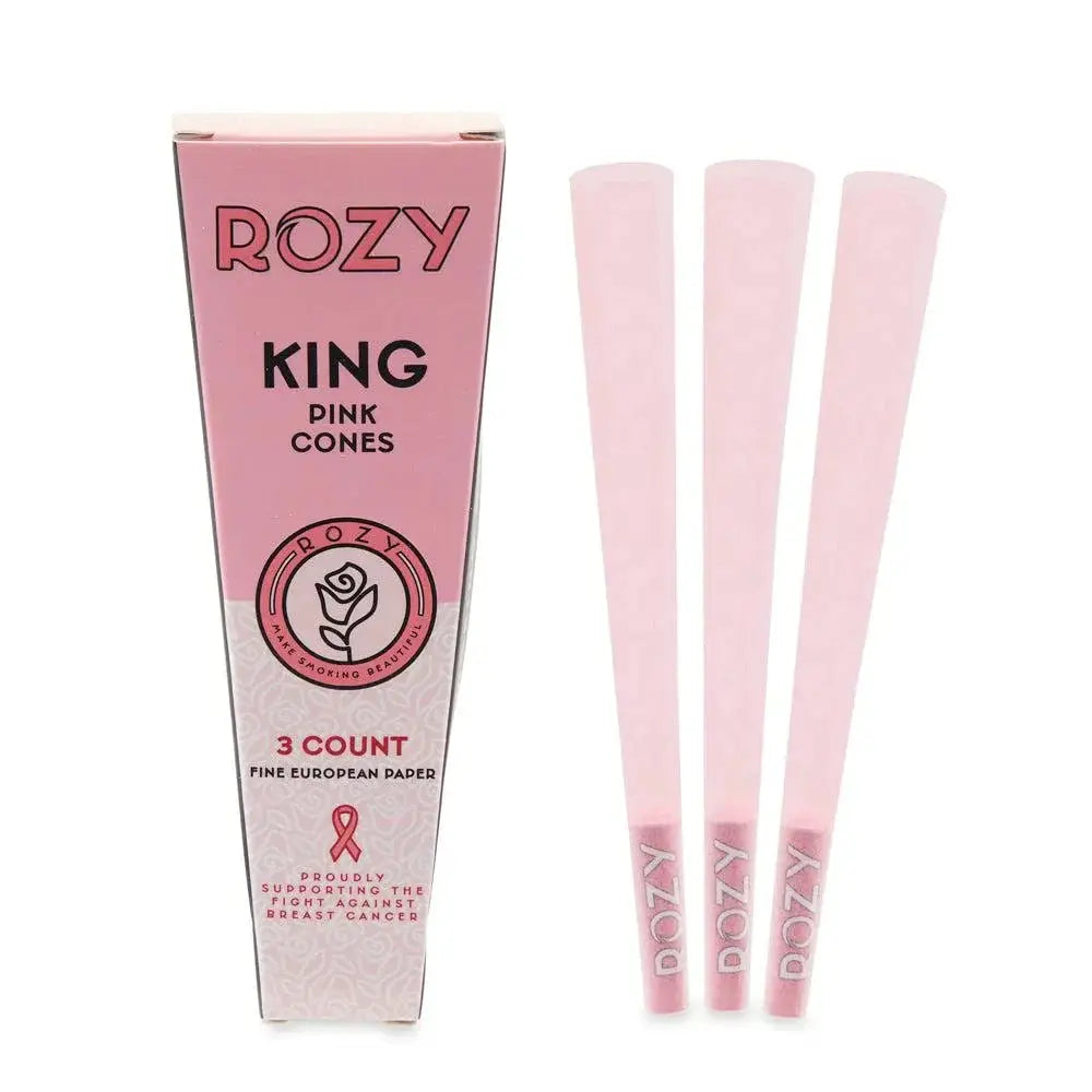 ROZY Pink Pre Rolled Cones - King Size 3pk - - Pre-rolls - ROZY - Cali Tobacconist