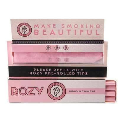 ROZY Pink Rolling Papers with Pre-Rolled Tips - King Size - - Rolling Papers - ROZY - Cali Tobacconist
