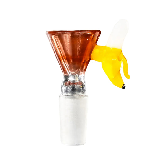 Red - Banana Hand Blown Cone Piece - CT007 Banana CP - Red - Cali Distributions - Glassware Glass WP - Water Pipe - Glass WP - Cali Accessories