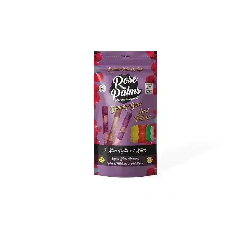 SLIM Rose Palms - Gummy Bear - Real Rose Petal Flavoured Pre-Rolls