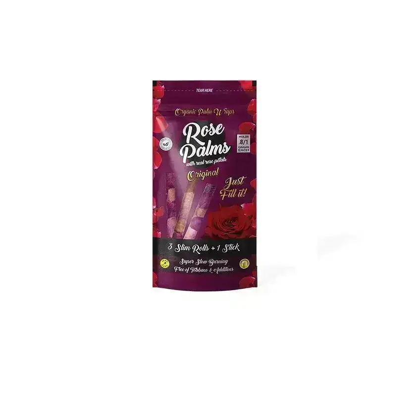 SLIM Rose Palms - Original - Real Rose Petal Flavoured Pre-Rolls