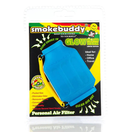 Smokebuddy Jr. Personal Air Filter - Glow in the Dark Teal - - Personal Air Filter - Cali Tobacco - Cali Tobacconist
