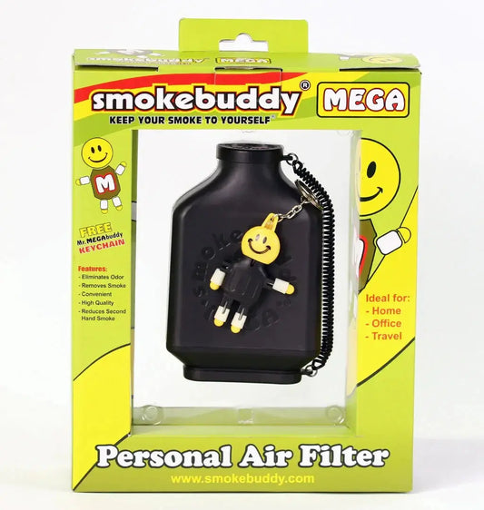Smokebuddy Mega Personal Air Filter - Black - - Personal Air Filter - Cali Tobacconist - Cali Tobacconist