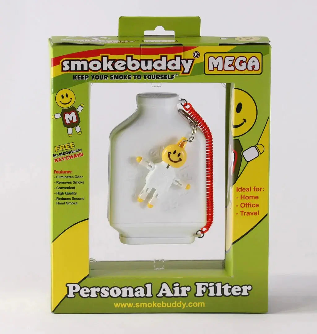 Smokebuddy Mega Personal Air Filter - White - - Personal Air Filter - Cali Tobacconist - Cali Tobacconist