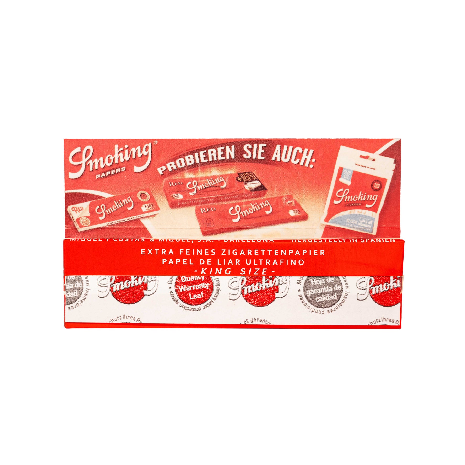 Smoking Rolling Papers - Red - Rolling Papers - Smoking - Cali Tobacconist