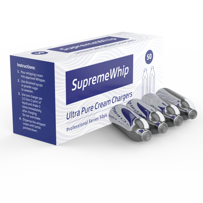 SupremeWhip Cream Chargers - 50 Pack - - Whipped Cream Accessories - SupremeWhip - Cali Tobacconist