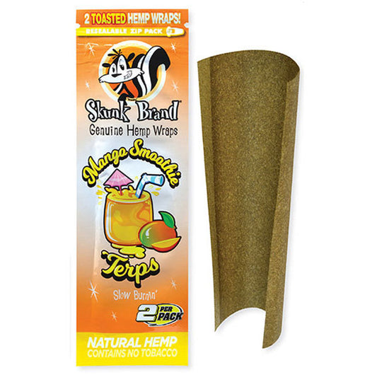 Skunk Brand Terp Infused Hemp Wraps - Mango Smoothie Skunk Brand