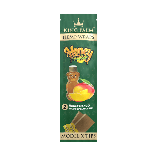 King Palm Flavoured Hemp Wraps (15 Pack) - Honey Mango King Palm