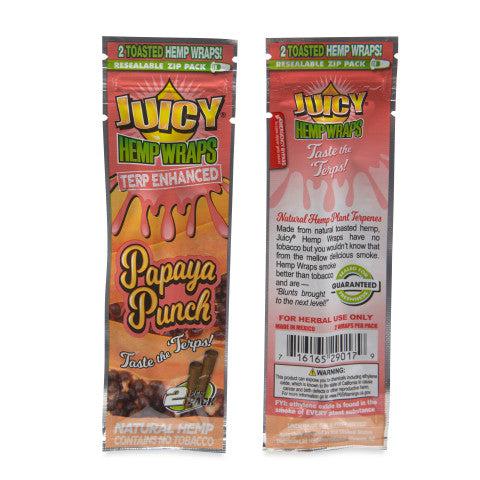 Juicy Jays Terp Infused Hemp Wraps - Papaya Punch Juicy Jay's