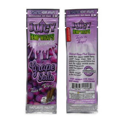Juicy Jays Terp Infused Hemp Wraps - Grape Soda Juicy Jay's