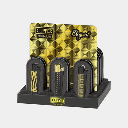 Clipper Classic Large | Premium Metal - Elegance Gold Gradient - Cali Distributions - Lighters Clipper -