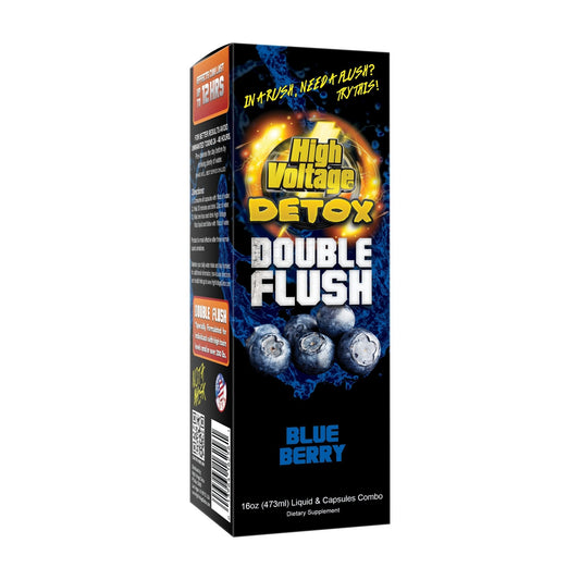 High Voltage Detox Double Flush - Blueberry - Cali Distributions - Detox High Voltage -