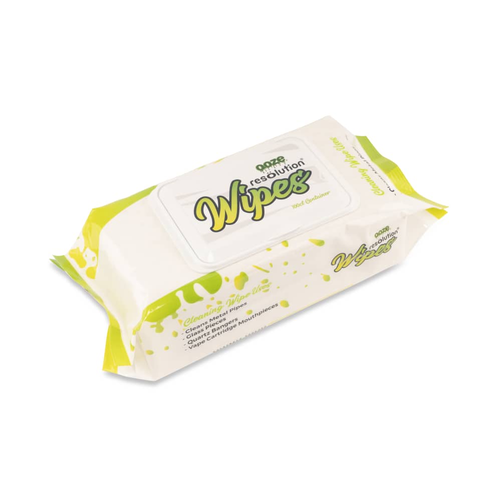 Ooze Resolution Glass Cleaning Res Wipes - 100ct - Cali Distributions - Cleaning Ooze -