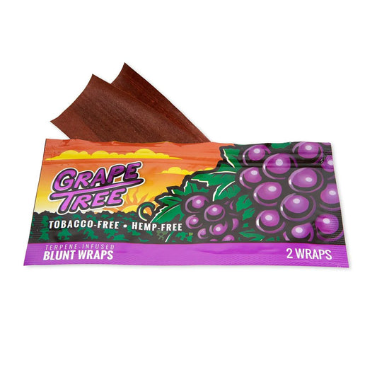Terpene-Infused Blunt Wraps 12 Pack - Grape Tree - Cali Distributions - Blunt wraps Orchard Beach Farms -