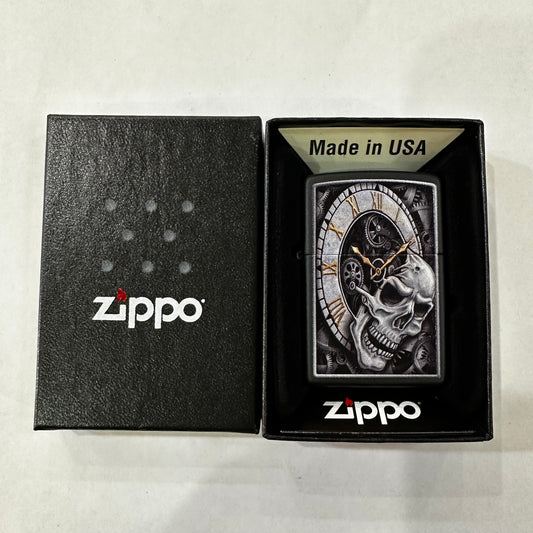 ZIPPO Lighter - Skull Clock Cali Online