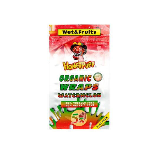 Honeypuff Organic Blunt Wraps - Honeypuff Organic Blunt Wraps - Watermelon - - Blunt Wraps - Honeypuff - Cali Tobacconist