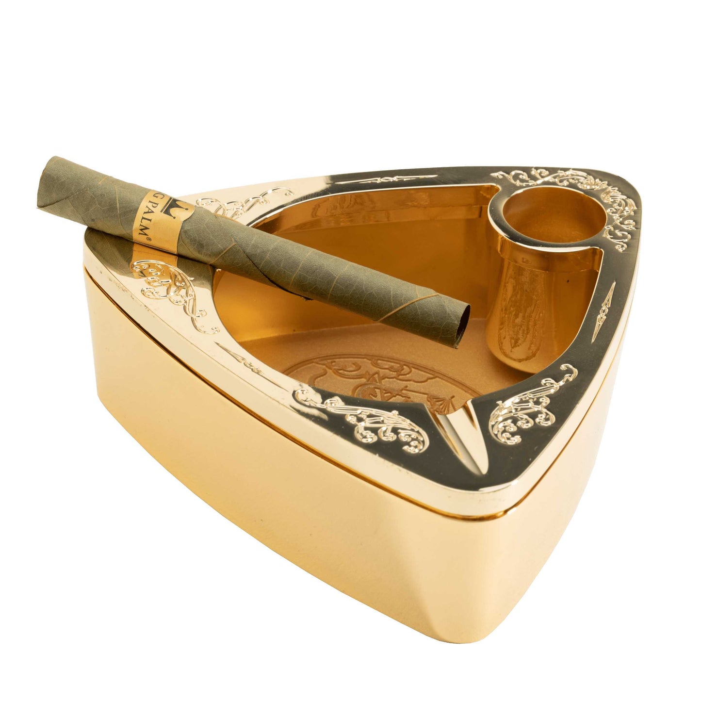 King Palm Bermuda Ashtray - Golden - Ashtray - King Palm - Cali Tobacconist