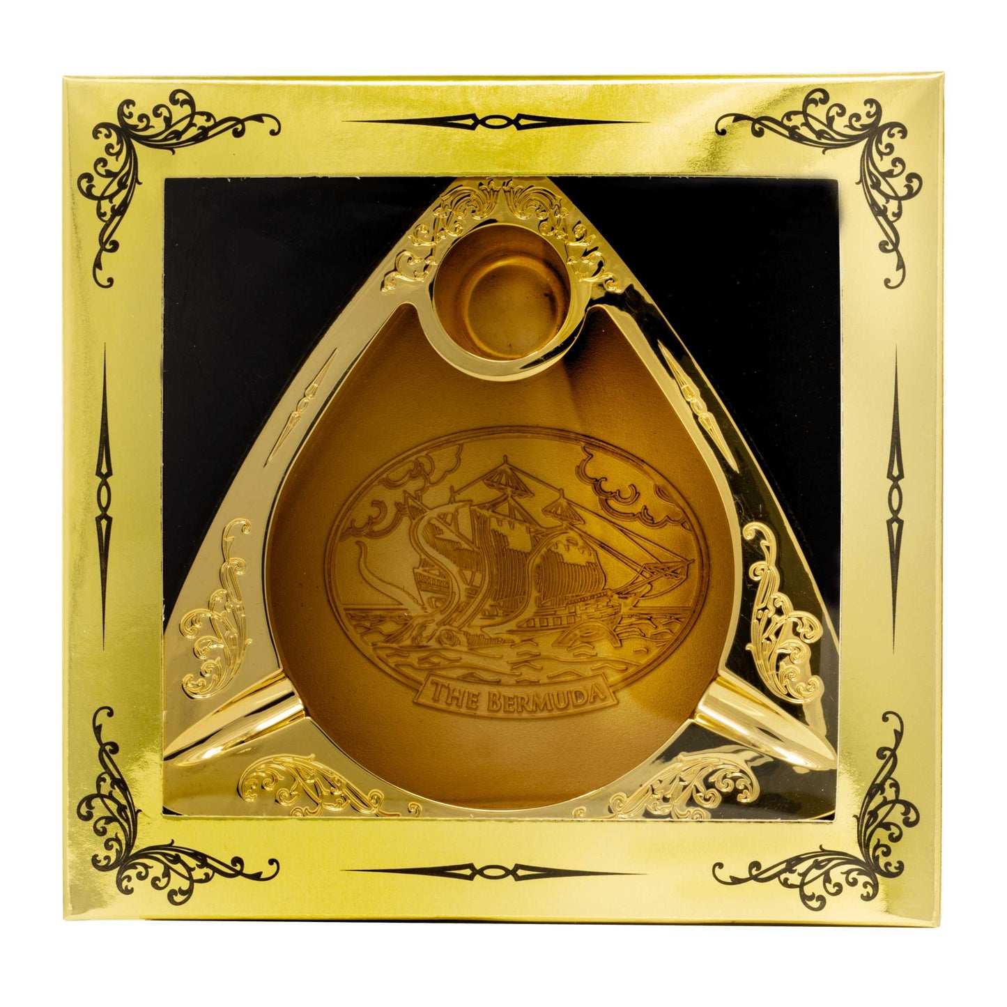 King Palm Bermuda Ashtray - Golden - Ashtray - King Palm - Cali Tobacconist