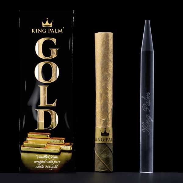 King Palm Vanilla Gold with Acrylic Packing Tool - Pre-rolls - King Palm - Cali Tobacconist