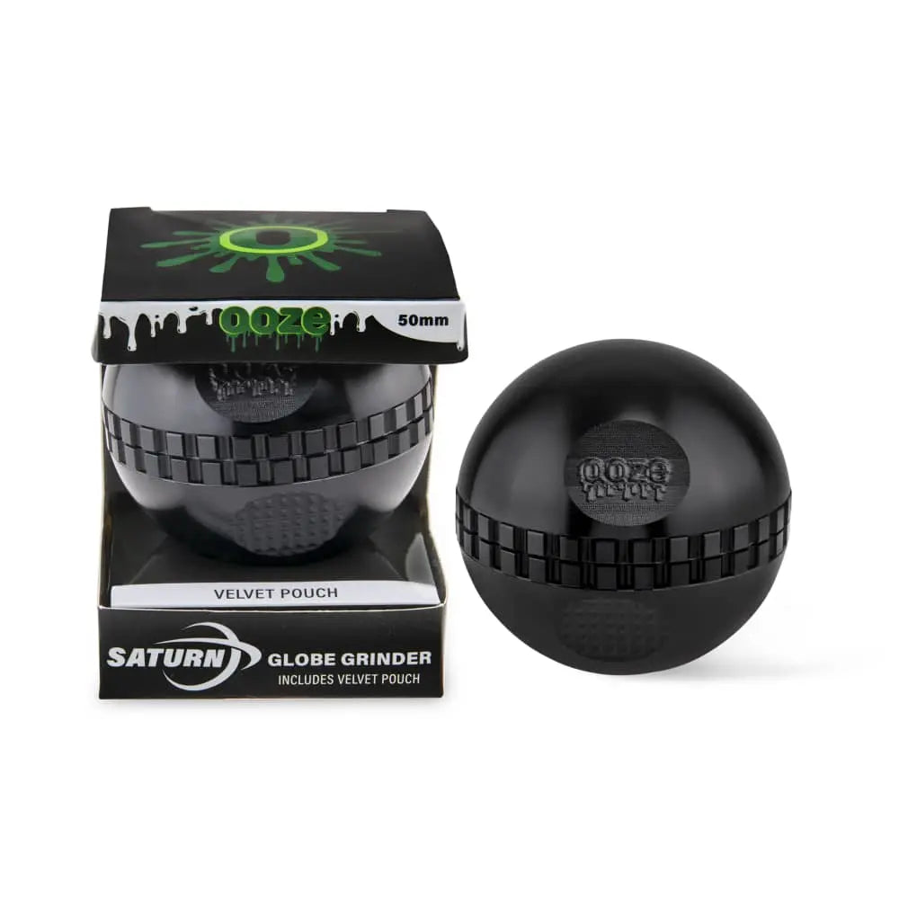 Ooze Saturn Grinder - Black - - Herb Grinder - Ooze - Cali Tobacconist