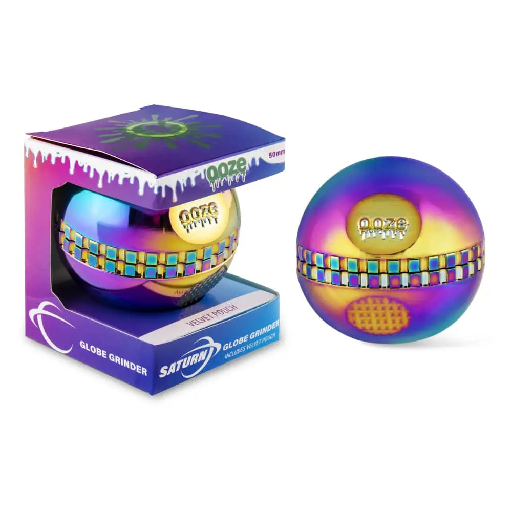 Ooze Saturn Grinder - Rainbow - - Herb Grinder - Ooze - Cali Tobacconist